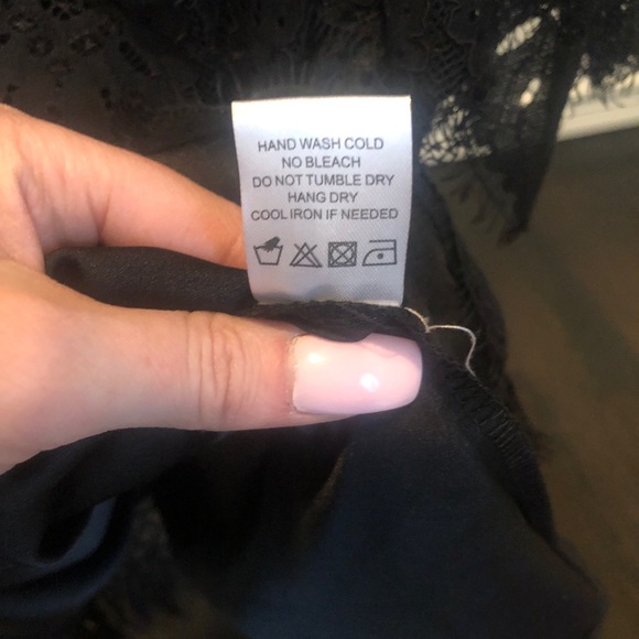 Lovers & Friends Lush Black lace Dress Medium - Picture 9 of 13